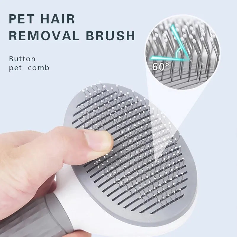 Pets Brush Self Cleaning