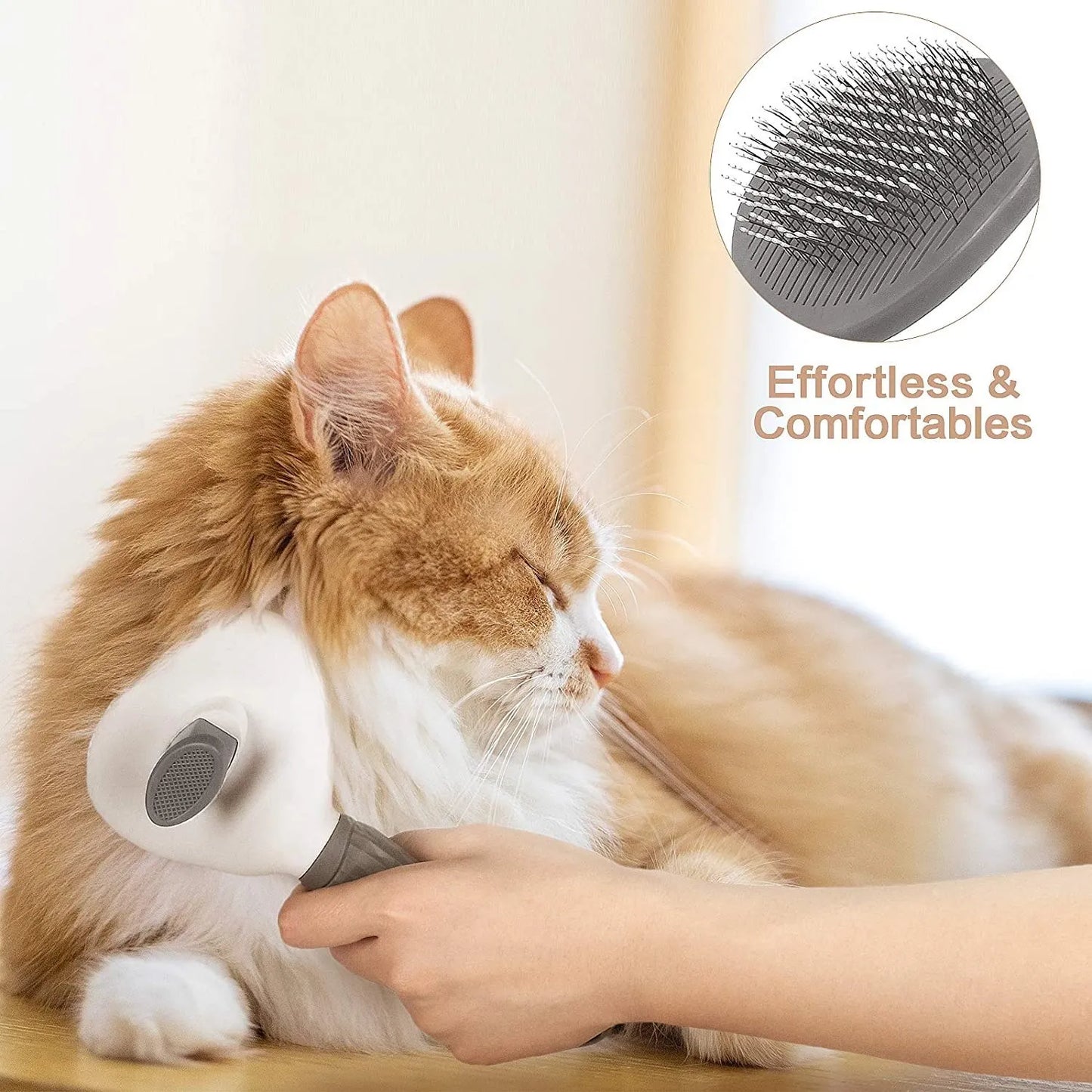 Pets Brush Self Cleaning