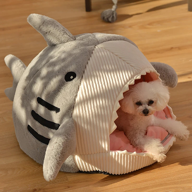 Shark Cats Bed