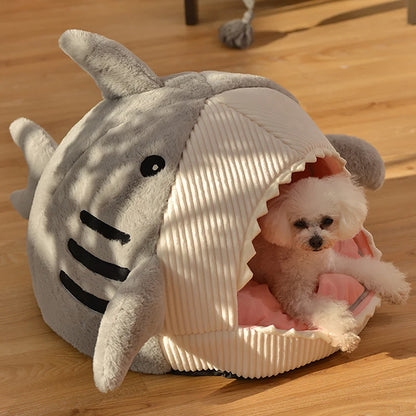 Shark Cats Bed