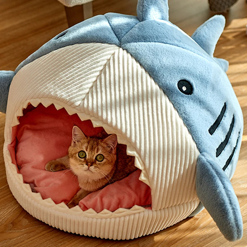 Shark Cats Bed