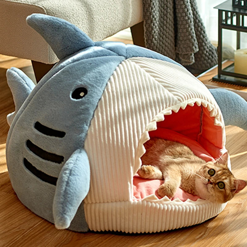 Shark Cats Bed