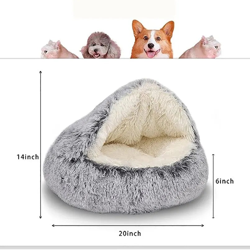 Plush Cat Bed